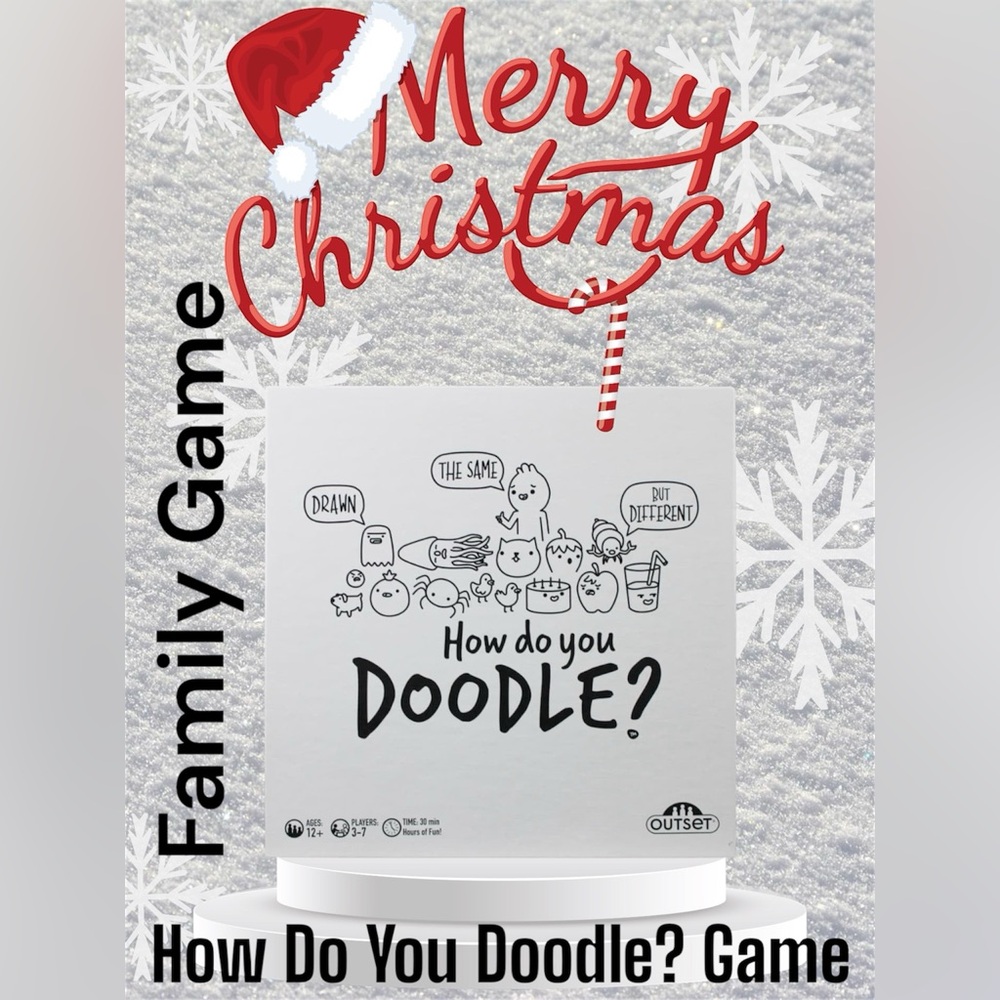 How Do You Doodle Family Game NWT